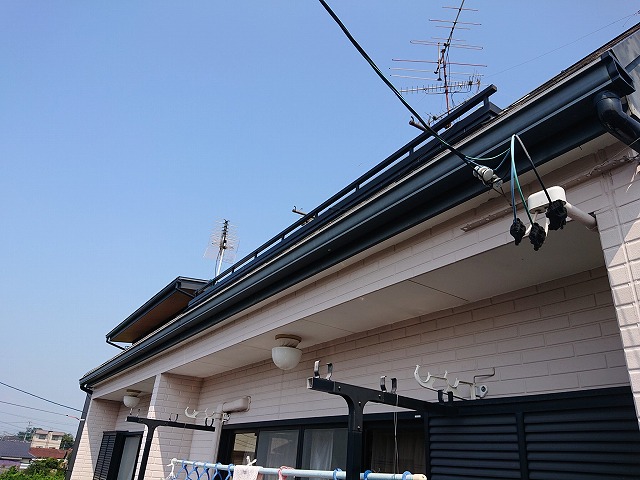 軒先の雨樋